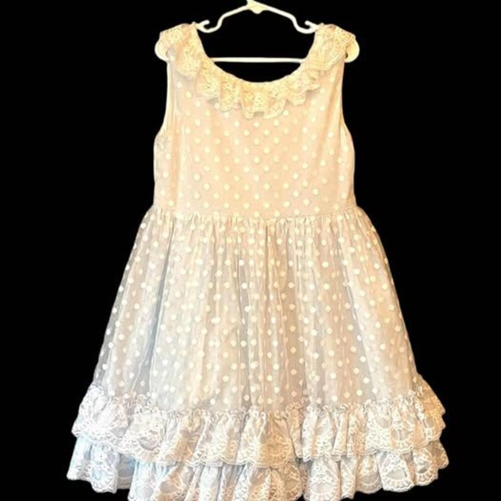 Light Blue Lace Girls Easter Church Sunday Park Dress Sz 8 Pettigirl Youth